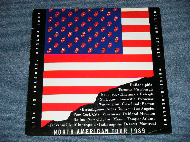 Photo: ROLLING STONES -  WHEELER-DEALERS : NORTH AMERICAN TOUR 1989  (Ex++/Ex+++)   / 1990 EUROPE ORIGINAL COLLECTOR'S Boot ORIGINAL Used 3-LP 