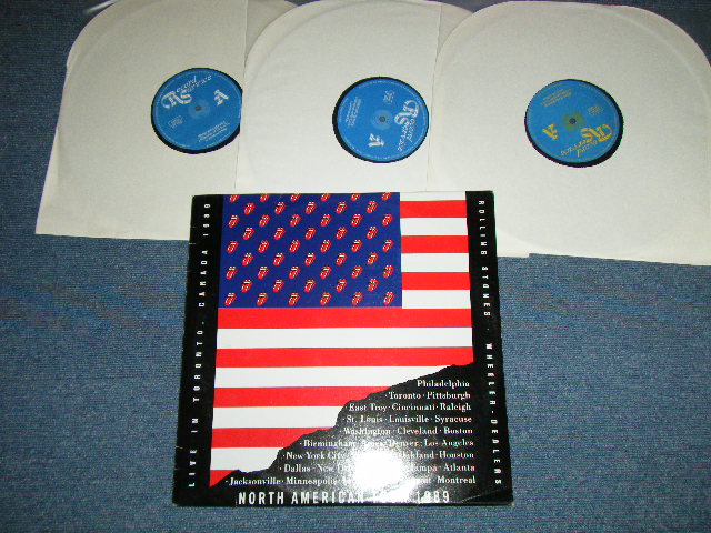 Photo1: ROLLING STONES -  WHEELER-DEALERS : NORTH AMERICAN TOUR 1989  (Ex++/Ex+++)   / 1990 EUROPE ORIGINAL COLLECTOR'S Boot ORIGINAL Used 3-LP 