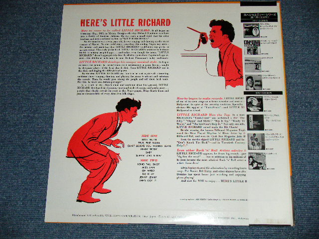 Photo: LITTLE RICHARD リトル・リチャード - 　HERE'S LITTLE RICHARD ヒアズ・ リトル・リチャード / 1979  JAPAN Reissue Used LP+Obi  