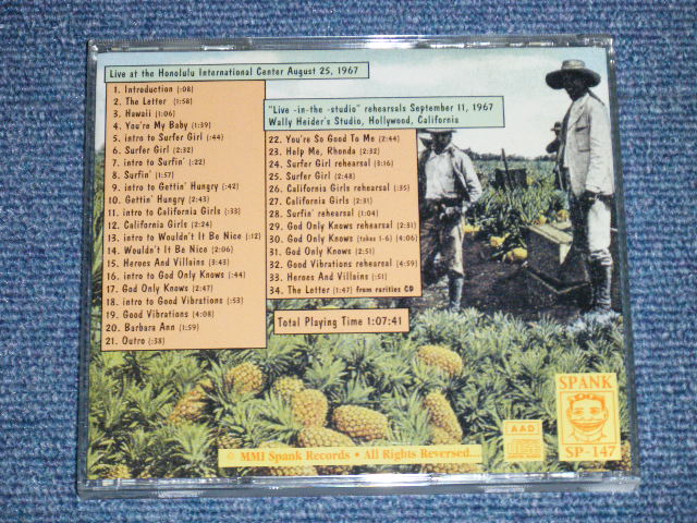 Photo: THE BEACH BOYS -  ALOHA FROM HAWAII ( MINT-/MINT)  /  COLLECTOR'S BOOT Used CD