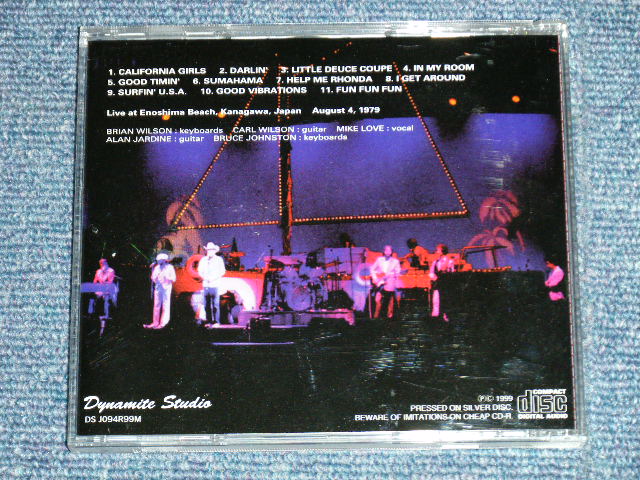 Photo: THE BEACH BOYS -  ON THE BEACH : LIVE AT ENOSHIMA BEACH, AUGUST 4 1979 JAPAN ( MINT-/MINT)  /  COLLECTOR'S BOOT Used CD