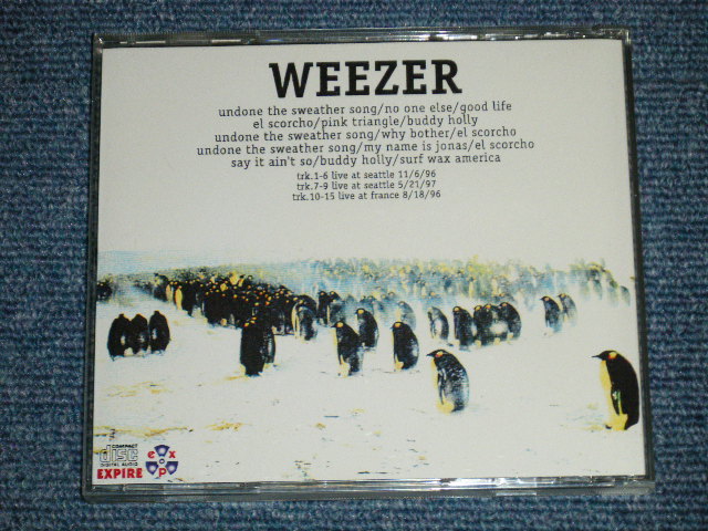 Photo: WEEZER - MY NAME IS WEEZER ( MINT-/MINT )    /  COLLECTOR'S BOOT Used  CD-R 