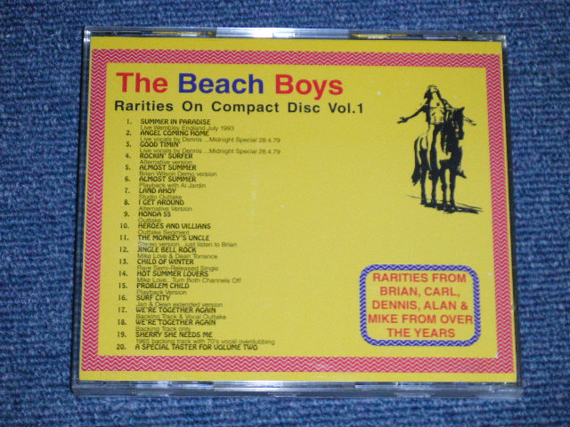Photo: THE BEACH BOYS -  RARITIES ON COMPACT DISC( MINT-/MINT)  /  COLLECTOR'S BOOT Used CD