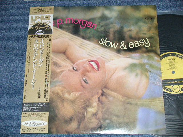 Photo1: J.P.MORGAN Ｊ　Ｐ モーガン - SLOW & EASY ( MINT-/MINT ) / 1993  JAPAN  ORIGINAL Used  LP  with OBI  