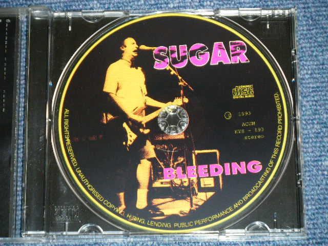 Photo: SUGAR ( BOB MOULD, HUSKER DU ) - BLEEDING  ( MINT-/MINT )  / 1993 ITALY ORIGINAL COLLECTOR'S BOOT Used  CD