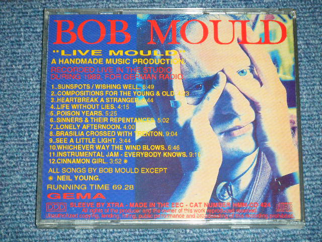 Photo: BOB MOULD(SUGAR , HUSKER DU ) - LIVE MOULD:LIVE IN EUROPE  ( MINT-/MINT )  / GERMAN ORIGINAL COLLECTOR'S BOOT Used  CD