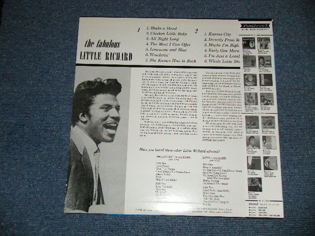 Photo: LITTLE RICHARD リトル・リチャード - The FABULOUS  LITTLE RICHARD ザ・フェビュラス・ リトル・リチャード / 1981  JAPAN Reissue Used LP+Obi  