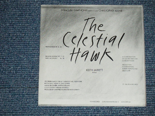 Photo: KEITH JARRETT キース・ジャレット - The SELESTIAL HAWK ( MINT-/MINT )  /  1989 Release Version JAPAN ORIGINAL Used CD 