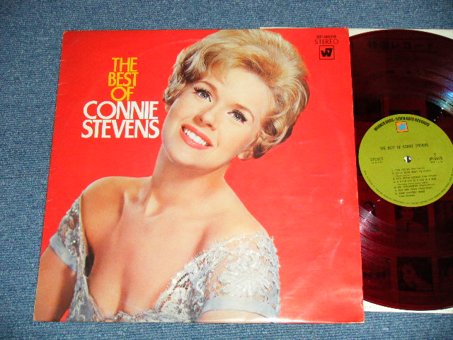 Photo1: CONNIE STEVENS - THE BEST OF コニー・スティーヴンス - ベスト・オブ・ ( Ex+/Ex+ )  /  1968? JAPAN ORIGINAL  RED WAX VINYL Used LP 