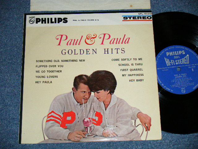 Photo1: PAUL &PAULA - GOLDEN HITS 　ポール＆ポーラ - ポール＆ポーラのすべて ( Ex++/Ex+++ )  /  1963   JAPAN ORIGINAL  Used 10" LP 