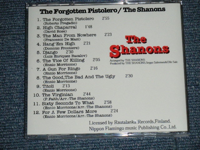 Photo: THE SHANONS シャノンズ - THE FORGOTTEN PISTOLERO 忘れられたピストレロ ( NEW)  / 2001  JAPAN ORIGINAL "Brand New" CD-R 