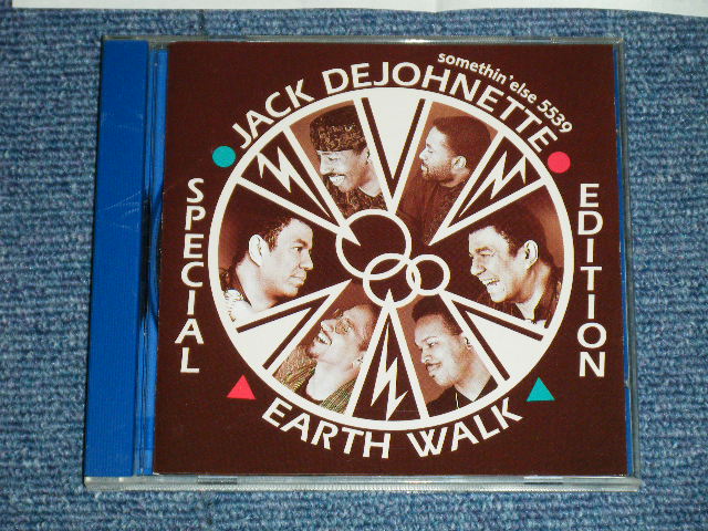 Photo1: JACK DeJONETTE ジャック・デジョネット - EARTH WALK アース・ウォーク( MINT-/MINT )  /  1991 JAPAN ORIGINAL Used CD 