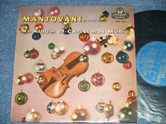 Photo1: MANTOVANI -マントヴァーニ -  AN ALBUM OF CHRISTMAS MUSIC クリスマス・アルバム( 10" LP )  ( Ex++/E++) / 1962? JAPAN ORIGINAL used  10"LP 
