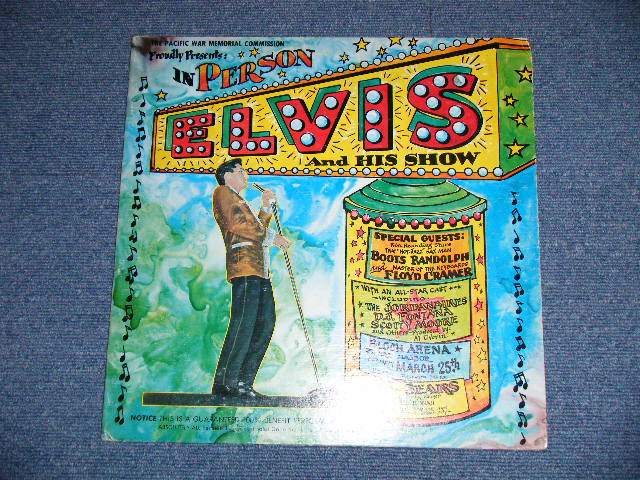 Photo: ELVIS PRESLEY - ELVIS' 1961HAWAII BENEFIT CONCERT: With BOOKLET ( Ex/Ex++ ] EDSP) / US AMERICA ORIGINAL "COLLECTORS ( BOOT )"  Used LP