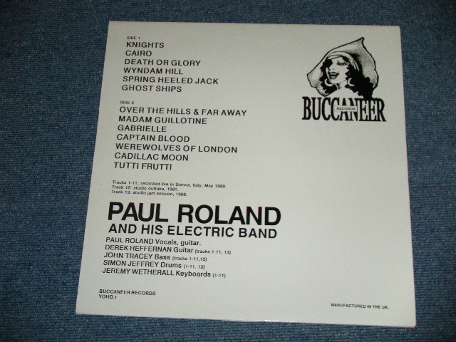 Photo: PAUL ROLAND and his ELECTRIC BAND - LIVE IN ITALY 1989 ( Ex+++/MINT) / 1989  UK ENGLAND ORIGINAL COLLECTORS ( BOOT )  Used LP  