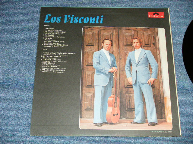 Photo: LOS VISCONTI ビスコンティ - ABRIENDO HUELLAS  我が母の庭 ( Ex+++/MINT-  ) / 1978  JAPAN ORIGINAL "WHITE LABEL PROMO"  Used LP 