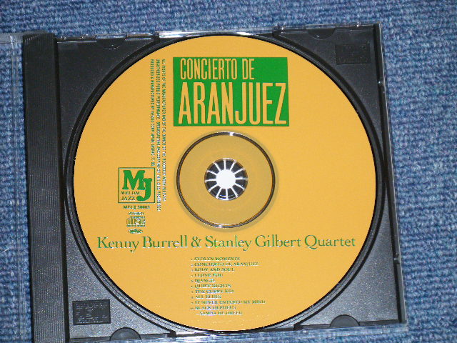 Photo: KENNY BURRELL & STANLEY GILBERT QUARTET ケニー・バレル＆スタンリー・ギルバート - CONCIERTO DE ARANJUEZ アランフェス ( MINT-/MINT )  /  1995  JAPAN  Used CD  