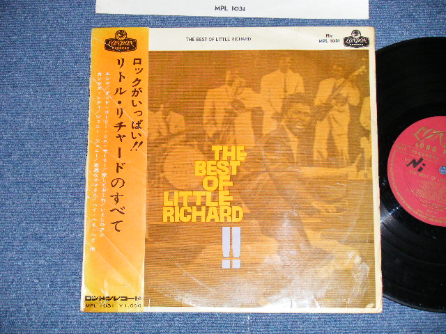Photo1: LITTLE RICHARD リトル・リチャード- THE BEST OF リトル・リチャードのすべて ( 10" LP ) ( Ex/Ex-)  / 1962 JAPAN ORIGINAL  used  10"LP With OBI 