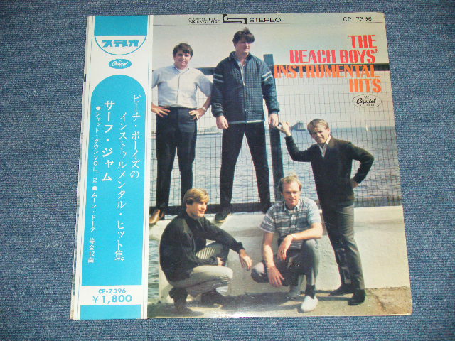 Photo: THE BEACH BOYS - INSTRUMENTAL HITS ( Ex+++/MINT )  /  1960s  JAPAN ORIGINAL  "RED WAX VINYL" UsedLP  with OBI 