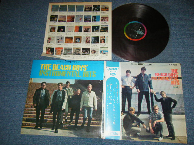 Photo1: THE BEACH BOYS - INSTRUMENTAL HITS ( Ex+++/MINT )  /  1960s  JAPAN ORIGINAL  "RED WAX VINYL" UsedLP  with OBI 