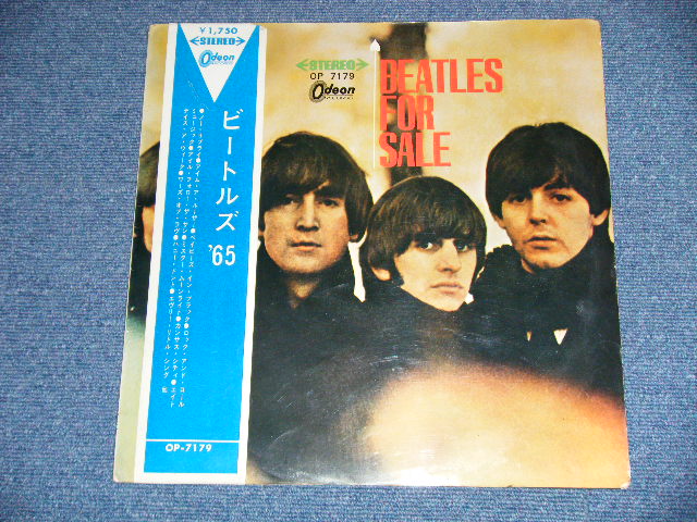 Photo:  THE BEATLES  - THE BEATLES FOR SALE  ( ¥1750  Price Mark PRINTED ) (Ex++/VG+++ )   / JAPAN ORIGINAL "RED WAX Vinyl" Used LP with OBI 