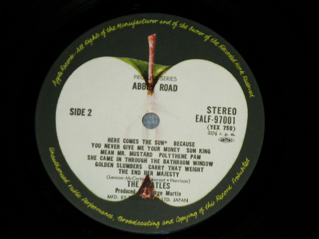 Photo: The BEATLES  - ABBEY ROAD (PRO-USE SERIES ) ( Ex++/Ex+++ Looks: Ex ) / JAPAN Only  Used LP with OBI  