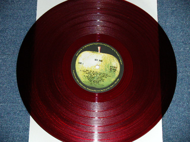 Photo:  THE BEATLES  - HEY JUDE ( ¥2000 Price Mark PRINTED ) (Ex++/MINT- )   / JAPAN ORIGINAL "RED WAX Vinyl" Used LP  With OBI 