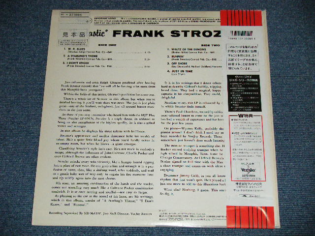 Photo: FRANK STROZIER フランク・ストロンジャー - FANTASTIC ファンタスティック　＋１ ( Ex+/MINT ) / 1987  JAPAN  ORIGINAL "PROMO" Used  LP  with OBI  