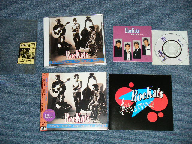 Photo: ROCKATS ロカッツ - DOWNTOWN SATURDAY NIGHT / 1994  Japan ORIGINAL "PROMO" Used CD+Obi + With Outer Box + Outer Vinyl Bag + CD Single 