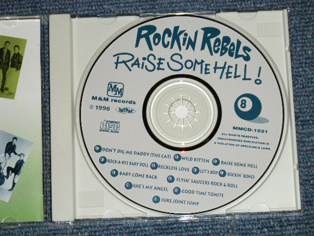 Photo: ROCKIN REBELS  ロッキン・レベルス　- RAISE COME HRLL! ( MINT/MINT) / 1994 JAPAN Original "PROMO" Used CD +Obi 