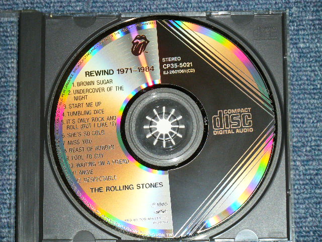 Photo: THE ROLLING STONES - REWIND (1971-1984)  ( 3500 YEN VERSION ) (MINT-/MINT)  /  1985 JAPAN ORIGINAL 1st Press  Used   CD