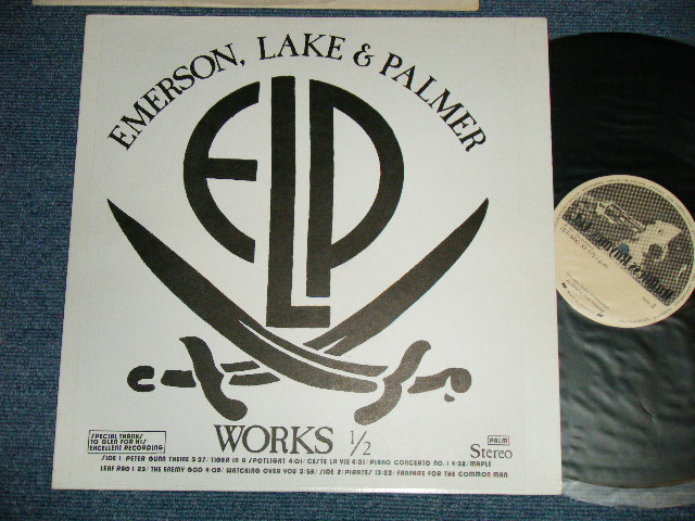 Photo1: ELP EMERSON LAKE & PALMER - WORKS 1/2 : LIVE  ( MINT-/MINT)  / BOOT COLLECTOR'S LP 
