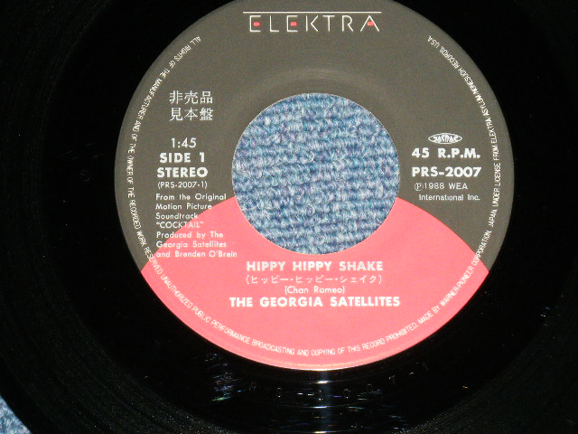 Photo: GEORGIA SATELLITES ジョージア・サテライツ-  HIPPY HIPPY SHAKE  ( Ex++/Ex+++ : STOFC)  / 1988  JAPAN ORIGINAL "PROMO ONLY" Used 7"45 With PICTURE COVER 