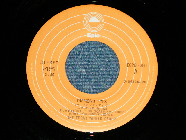 Photo: EDGAR WINTER GROUP エドガー・ウインター・グループ - DIAMOND EYES : CHAINSAW ( Ex++/MINT- )   / 1975 JAPAN ORIGINAL Used 7" Single 