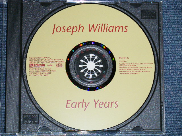 Photo: JOSEPH WILLIAMS ジョセフ・ウイリアムス - EARLY YEARS ( MINT-/MINT)  /  1999 JAPAN  "PROMO" Used CD  With OBI 