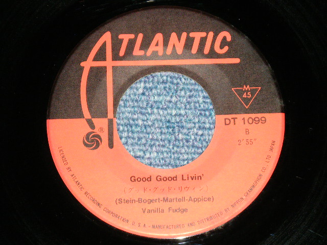 Photo: VANILLA FUDGE バニラ ヴァニラ・ファッジ - SHOTGUN ショットガン: GOOD GOOD LIVIN'   ( Ex++/MINT-) / 1968  JAPAN ORIGINAL Used 7"45 rpm Single With PICTURE SLEEVE 