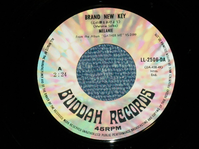 Photo: メラニー MEALANIE - 心の扉をあけよう BRAND NEW KEY ( Ex++/MINT- )  / 1972 JAPAN ORIGINAL   Used 7"45 With PICTURE COVER 