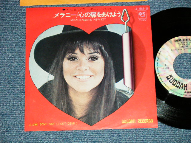 Photo1: メラニー MEALANIE - 心の扉をあけよう BRAND NEW KEY ( Ex++/MINT- )  / 1972 JAPAN ORIGINAL   Used 7"45 With PICTURE COVER 