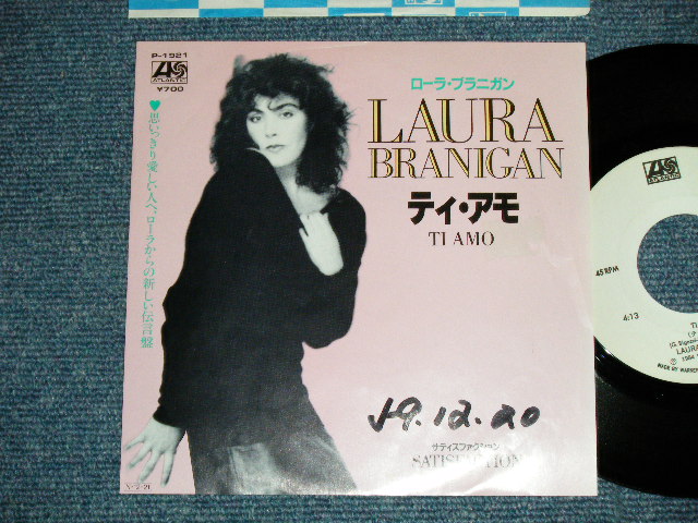 Photo1: LAURA BRANIGAN  ローラ・ブラニガン - TI AMO ( Ex+++/MINT- )  / 1984 JAPAN ORIGINAL  "WHITE LABEL PROMO"  Used 7"45 With PICTURE COVER 