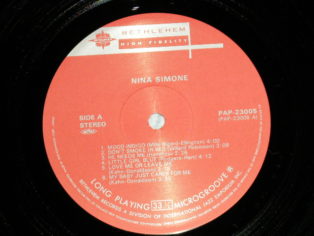 Photo: NINA SIMONE ニーナ・シモン - LITTLE GIRL BLUE ファースト・レコーディング  ( Ex++/MINT)  / 1981 Version JAPAN Used LP with OBI 