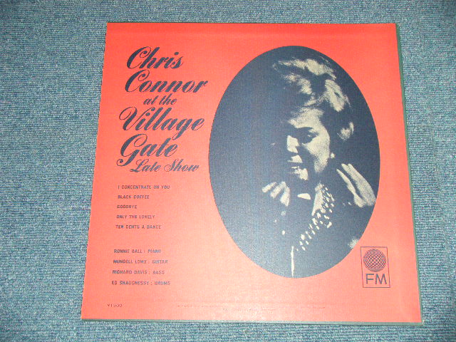 Photo: CHRIS CONNOR クリス・コナー  - AT THE VILLAGE GATE EARLY SHOW  ( MINT-/MINT)  / 1974 Version JAPAN Used LP 