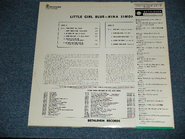 Photo: NINA SIMONE ニーナ・シモン - LITTLE GIRL BLUE ファースト・レコーディング  ( Ex++/MINT)  / 1981 Version JAPAN Used LP with OBI 