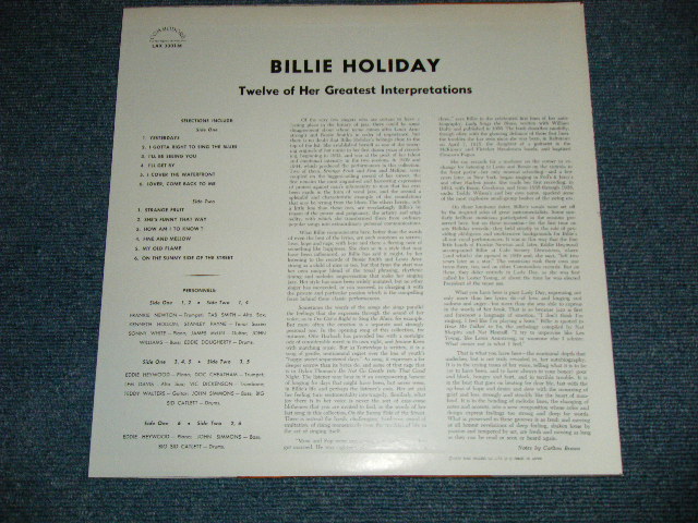 Photo: BILLIE HOLIDAY ビリー・ホリディ - TWELVE OF HER GREATEST INTERPRETATIONS 奇妙な果実   ( MINT-/MINT)  / 1974 JAPAN REISSUE  Used LP