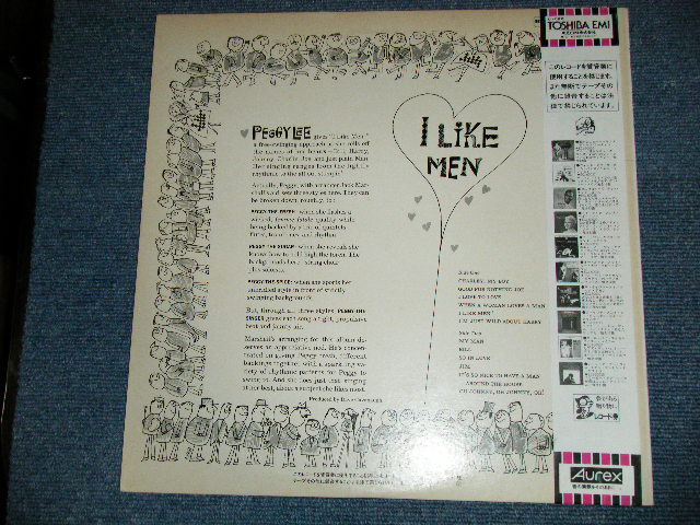 Photo: PEGGY LEE ペギー・リー - I LIKE MEN!  ( Ex+++/MINT)  / 1984 JAPAN REISSUE "WHITEL LABEL PROMO" Used LP with OBI 