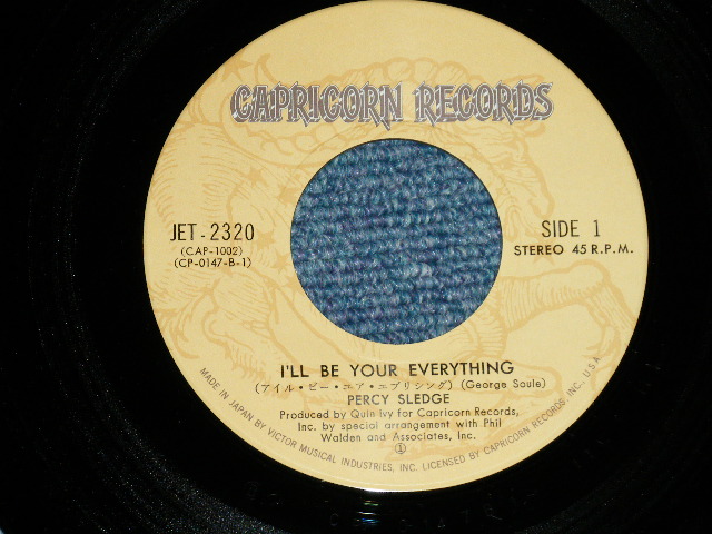Photo: PERCY SLEDGE パーシー・スレッジ - I'LL BE YOUR EVRYTHING ( Ex+++/MINT-)   / 1975 JAPAN ORIGINAL  Used 7"45 Single