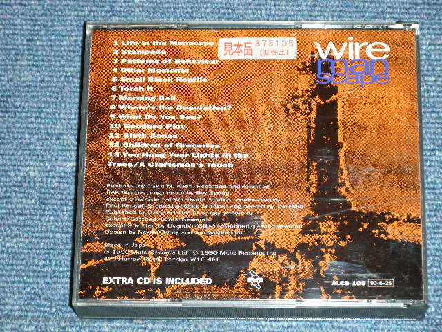 Photo: WIRE ワイアー - MAN SCAPE ( MINT-/MINT )  / 1990 JAPAN ORIGINAL "PROMO" Used 2-CD's 