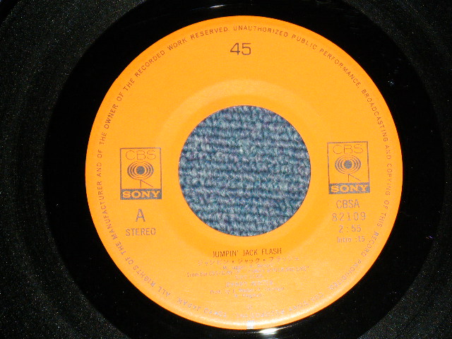 Photo: JOHNNY WINTER ジョニー・ウインター -  JUMPIN' JACK FLASH ジャンピン・ジャック・フラッシュ( Ex++/MINT-) / 1971 JAPAN ORIGINAL Used 7" Single 