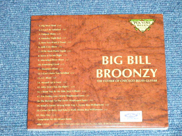 Photo: BIG BILL BROONZY ビッグ・ビル・ブルーンジー - THE FATHER OF CHICAGO BLUES GUITAR  (MINT/MINT)  / 1994  JAPAN Out-Of-Print Used CD 