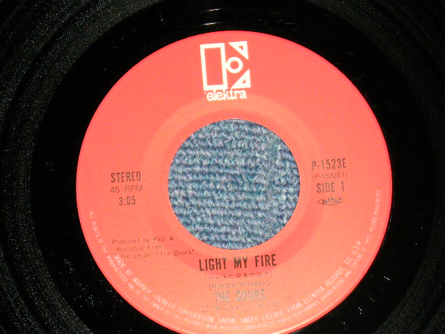 Photo: The DOORS - LIGHT MY FIRE ハートに火をつけて :  ost from "ALTERED STATES" : HELLO, I LOVE YOU  ( Ex+++/MINT-)  / 1981  JAPAN REISSUE Used 7"45 rpm Single 