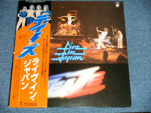 Photo: TEAZE  ティーズ - LIVE IN JAPAN  ( MINT-, Ex++/MINT )  / 1978 JAPAN ORIGINAL Used  LP With OBI 